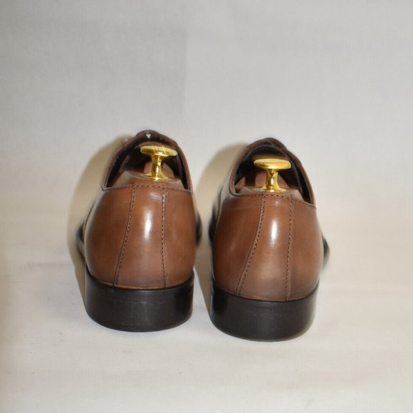 New! To Boot New York Caufield Cap Toe Oxford Brown Cuoio Size 7.5 M DD324
